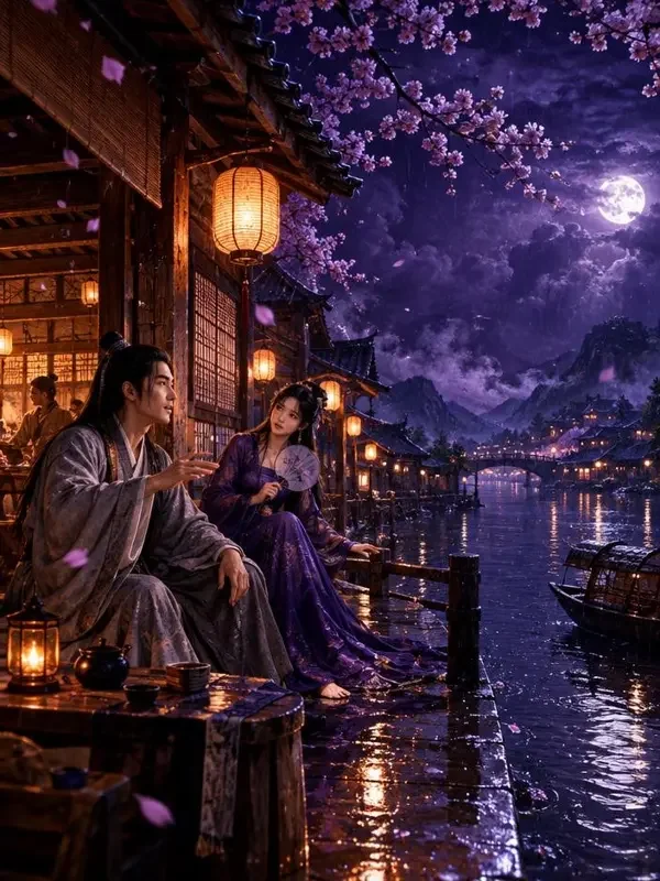 江湖夜雨十年灯 - 黄果短剧综合榜 江湖夜雨十年灯短剧封面,综合榜第17名